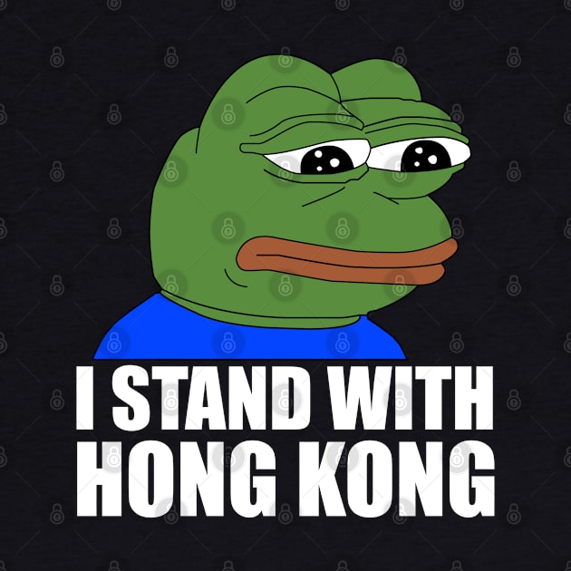 I Stand With Hong Kong - Pepe by giovanniiiii